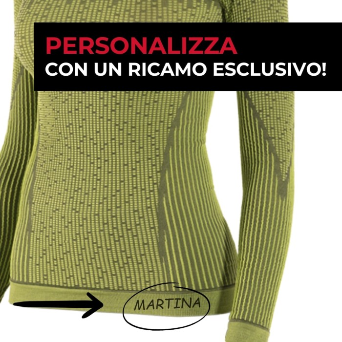 Lupetto 3D donna: maglia manica lunga termica con collo alto per ciclismo, mtb e running ideale per l'inverno