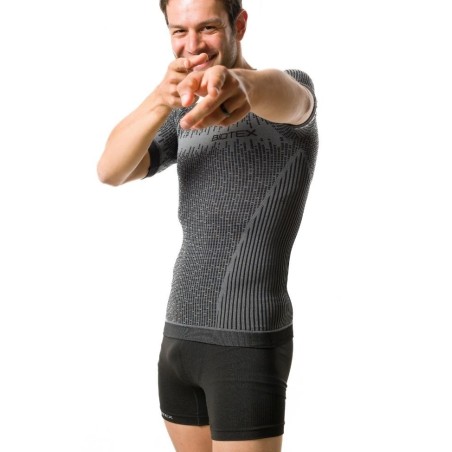 Abbigliamento Completo Pirata 3D Running da uomo per l'autunno e l'inverno composto da maglia manica corta, patanlocini 3/4 e ca