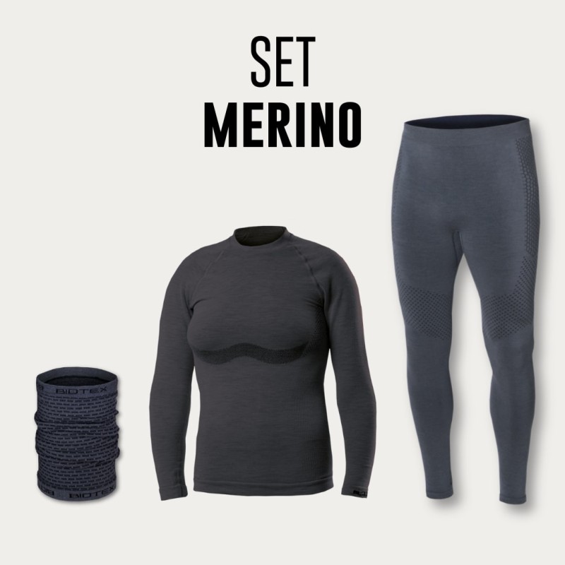 Langärmliger Calore Merino Anzug