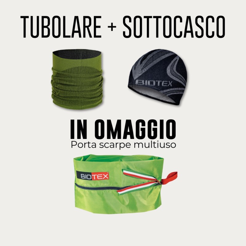 Bike Winter Kit per ciclisti da strada e mtb: tubolare e sottocasco