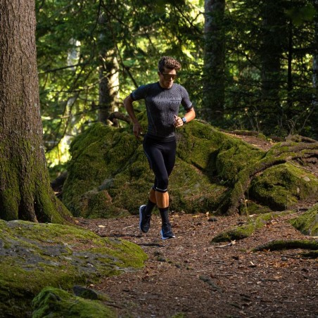 Maglia manica corta 3D tecnica invernale da uomo per ciclismo, running e camminata