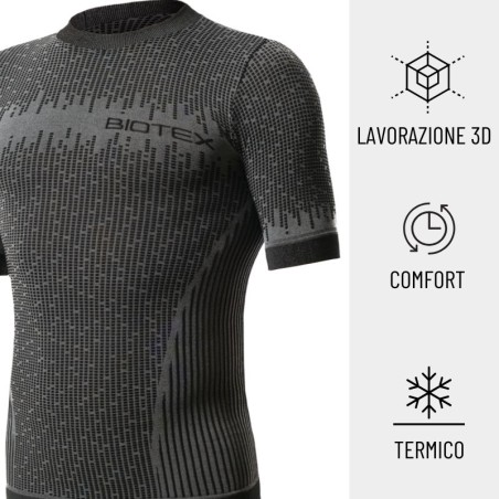 3D-T-Shirt: Winterliches technisches Trikot