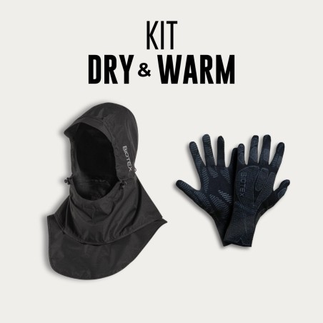 Kit Dry & Warm: Cappuccio e Sottoguanti per Outdoor