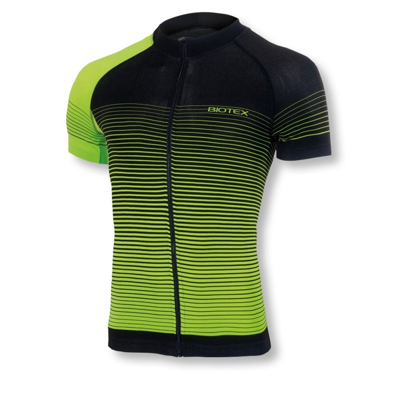 RIBBED Ultra Jersey Short Sleeve with zip and rear pockets