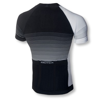 RIBBED Ultra Jersey Short Sleeve with zip and rear pockets