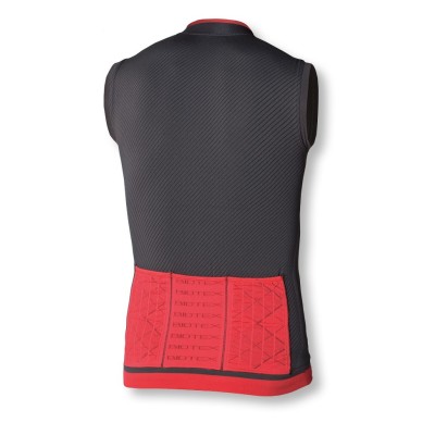 SOFFIO Jersey Vest with zip and rear pockets