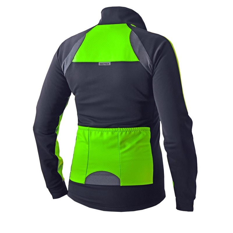 GOREWEAR C3 GORE WINDSTOPPER Salopette+, Nero/Neon Giallo, S