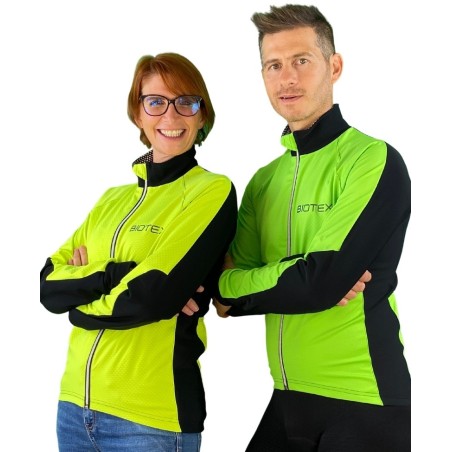 Giacca antivento WOW da uomo e donna per ciclismo, MTB e running antivento e traspirante