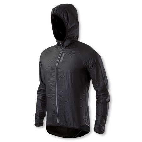 Long-sleeved, light and packable 3D Hooded Windjacket