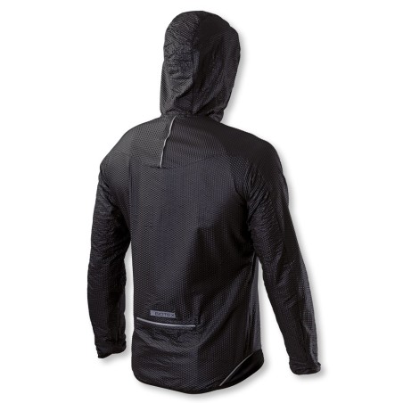 Long-sleeved, light and packable 3D Hooded Windjacket