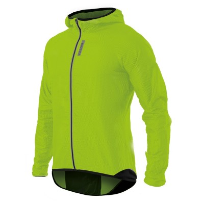 Long-sleeved, light and packable 3D Hooded Windjacket