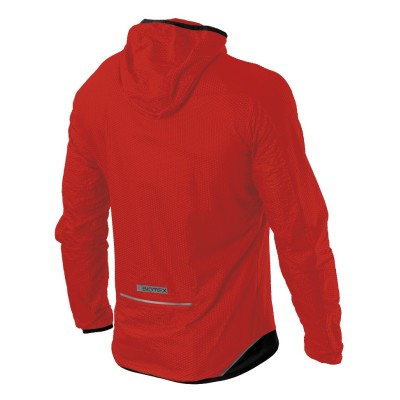 Long-sleeved, light and packable 3D Hooded Windjacket