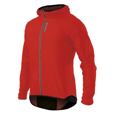 Long-sleeved, light and packable 3D Hooded Windjacket