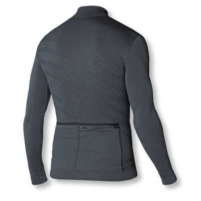 FIT Long-sleeved jersey with zip and made of bielastic fabric