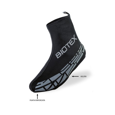 Black Neoprene Overshoes for cycling and MTB